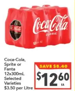 Supa Valu Coca-Cola, Sprite or Fanta offer