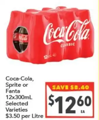 Supa Valu Coca-Cola, Sprite or Fanta offer