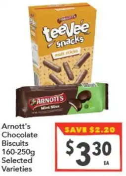 Supa Valu Arnott's Chocolate Biscuits offer