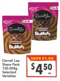 Supa Valu Darrell Lea Share Pack offer