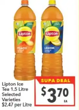 Supa Valu Lipton Ice Tea offer