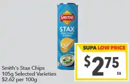Supa Valu Smith's Stax Chips offer