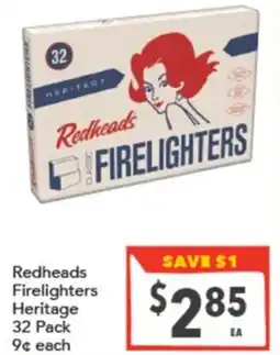 Supa Valu Redheads Firelighters Heritage offer