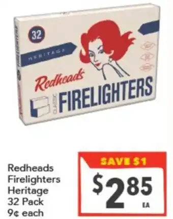 Supa Valu Redheads Firelighters Heritage offer