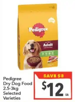 Supa Valu Pedigree Dry Dog Food offer