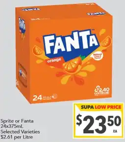 Supa Valu Sprite or Fanta offer