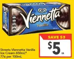 Supa Valu Streets Viennetta Vanilla Ice Cream offer