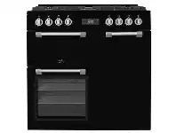 Designer Appliances Beko 90cm Heritage Dual Fuel Freestanding Cooker - Black offer