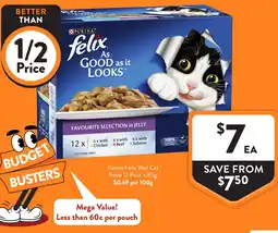 Foodworks Purina Felix Wet Cat Food offer