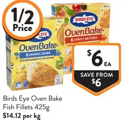 Foodworks Birds Eye Oven Bake Fish Fillets offer
