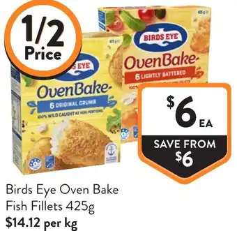 Foodworks Birds Eye Oven Bake Fish Fillets offer