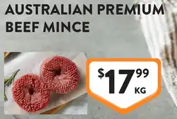 Foodworks Australian premium beef mince offer