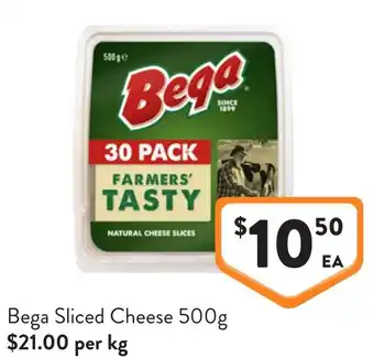 Foodworks Bega Sliced Cheese offer