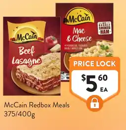 Foodworks McCain Redbox Meals offer