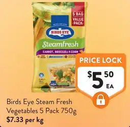 Foodworks Birds Eye Steam Fresh Vegetables offer