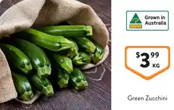 Foodworks Green Zucchini offer