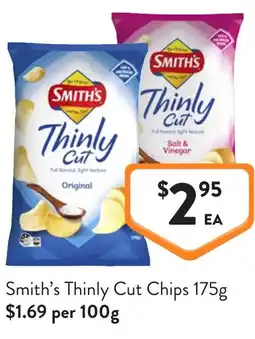 Foodworks Smith's Thinly Cut Chips offer