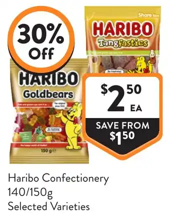 Foodworks Haribo Confectionery offer