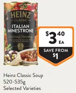 Foodworks Heinz Classic Soup offer