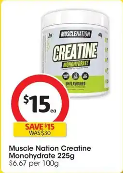 Coles Muscle Nation Creatine Monohydrate offer