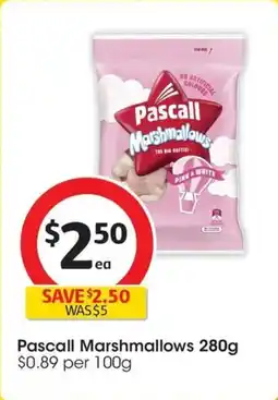 Coles Pascall Marshmallows offer