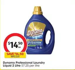 Coles Dynamo Professional Laundry Liquid offer