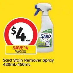 Coles Sard Stain Remover Spray offer