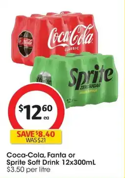Coles Coca Cola Fanta or Sprite Soft Drink offer