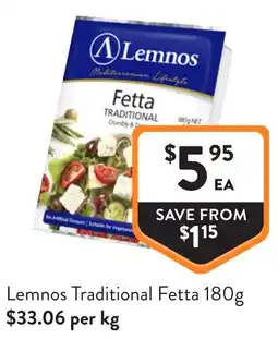 Foodworks Lemnos Traditional Fetta offer