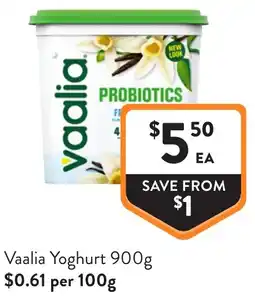 Foodworks Vaalia Yoghurt offer