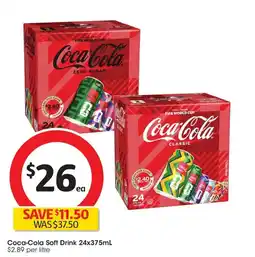 Coles Coca Cola Soft Drink offer