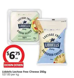 Coles Liddells Lactose Free Cheese offer