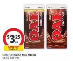 Coles Oak Flavoured Milk offer