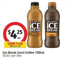 Coles Ice Break Iced Coffee offer