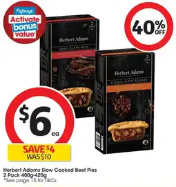 Coles Herbert Adams Slow Cooked Beef Pies offer