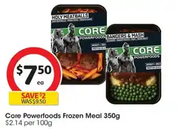 Coles Core Powerfoods Frozen Meal offer