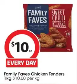 Coles Family Faves Chicken Tenders offer