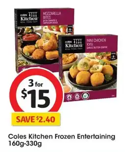 Coles Coles Kitchen Frozen Entertaining offer