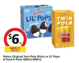 Coles Peters Original Twin Pole Sticks or Lil Pops offer