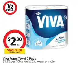 Coles Viva Paper Towel offer