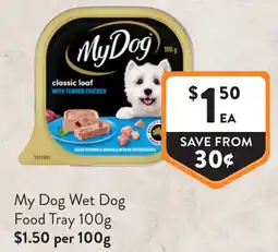 Foodworks My Dog Wet Dog Food Tray offer