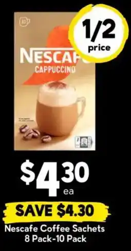Drakes Nescafe Coffee Sachets offer