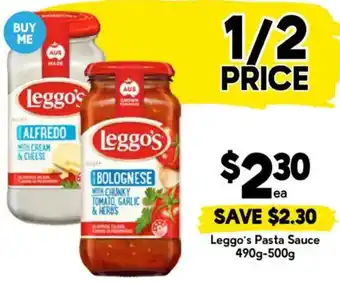 Drakes Leggo's Pasta Sauce offer