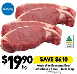 Drakes Australian Economy Beef Porterhouse Steak offer