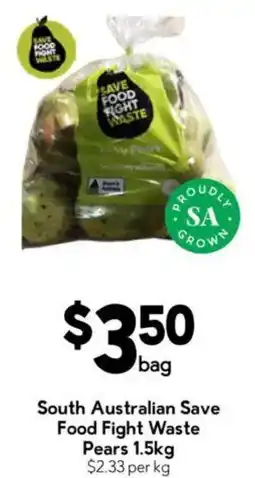 Drakes South Australian Save Food Fight Waste Pears offer