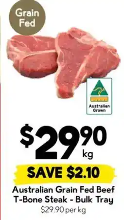 Drakes Australian Grain Fed Beef T-Bone Steak offer