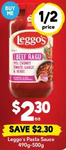 Drakes Leggo's Pasta Sauce offer