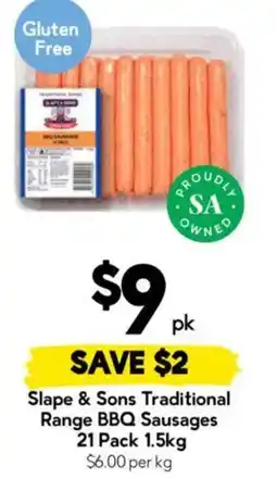 Drakes Slape & Sons Traditional Range BBQ Sausages offer