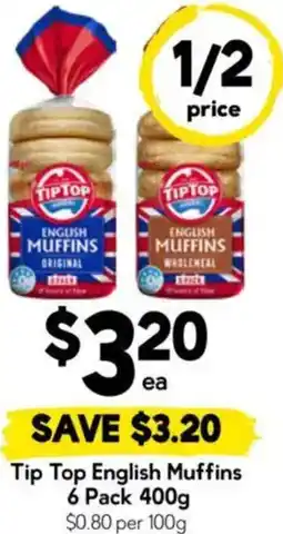 Drakes Tip Top English Muffins offer