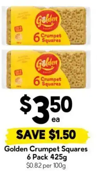 Drakes Golden Crumpet Squares offer